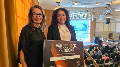 MIMIK vinnare av NEST-pitchtävling och TEKOs stipendium