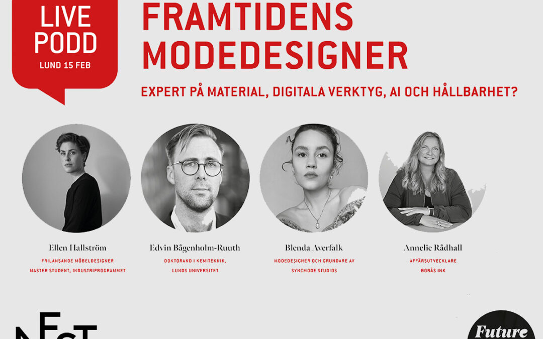 Framtidens Modedesigner – Expert på material, digitala verktyg, AI och hållbarhet?