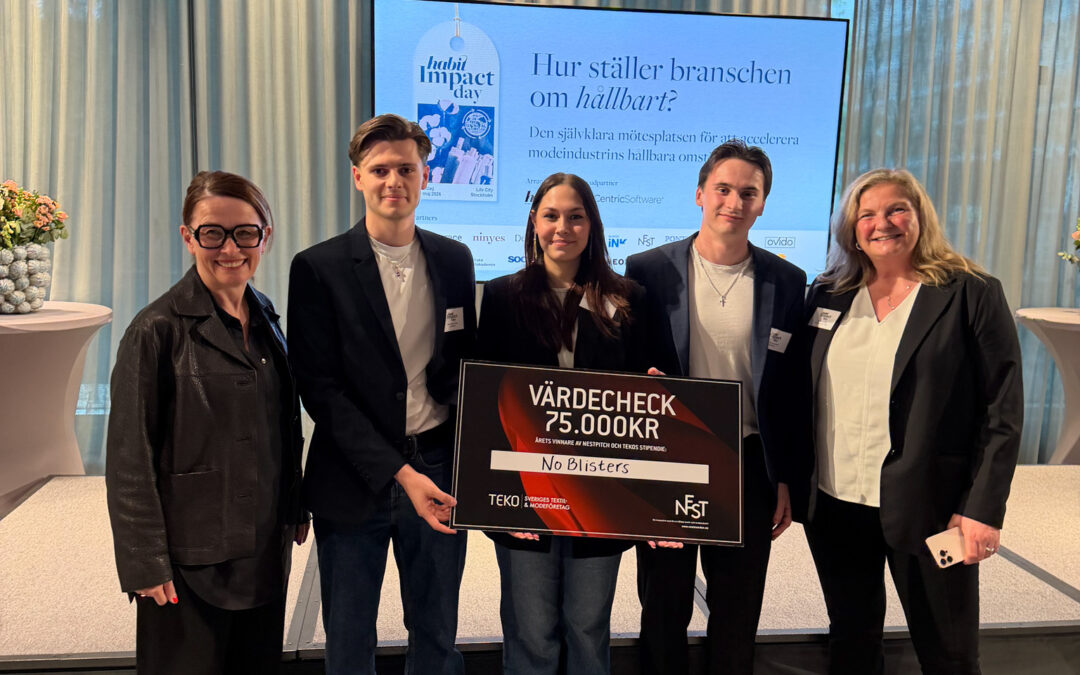 NoBlisters vinnare av NEST-pitchtävling och TEKOs stipendium